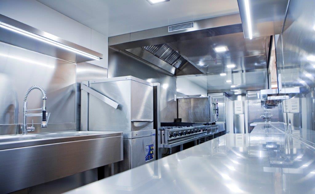 Construcción modular de cocina profesional